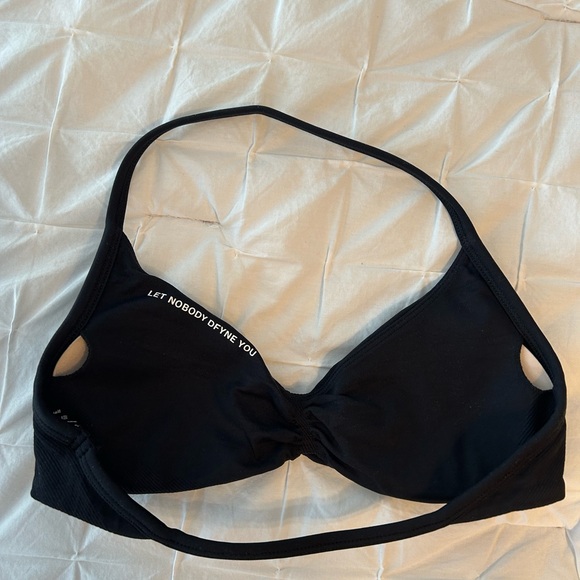 DFYNE Impact Women's Sports Bra Strappy Halter neck - Picture 4 of 6